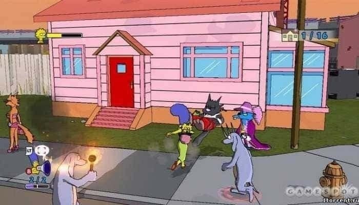 辛普森一家游戏[The Simpsons Game] 游戏截图2