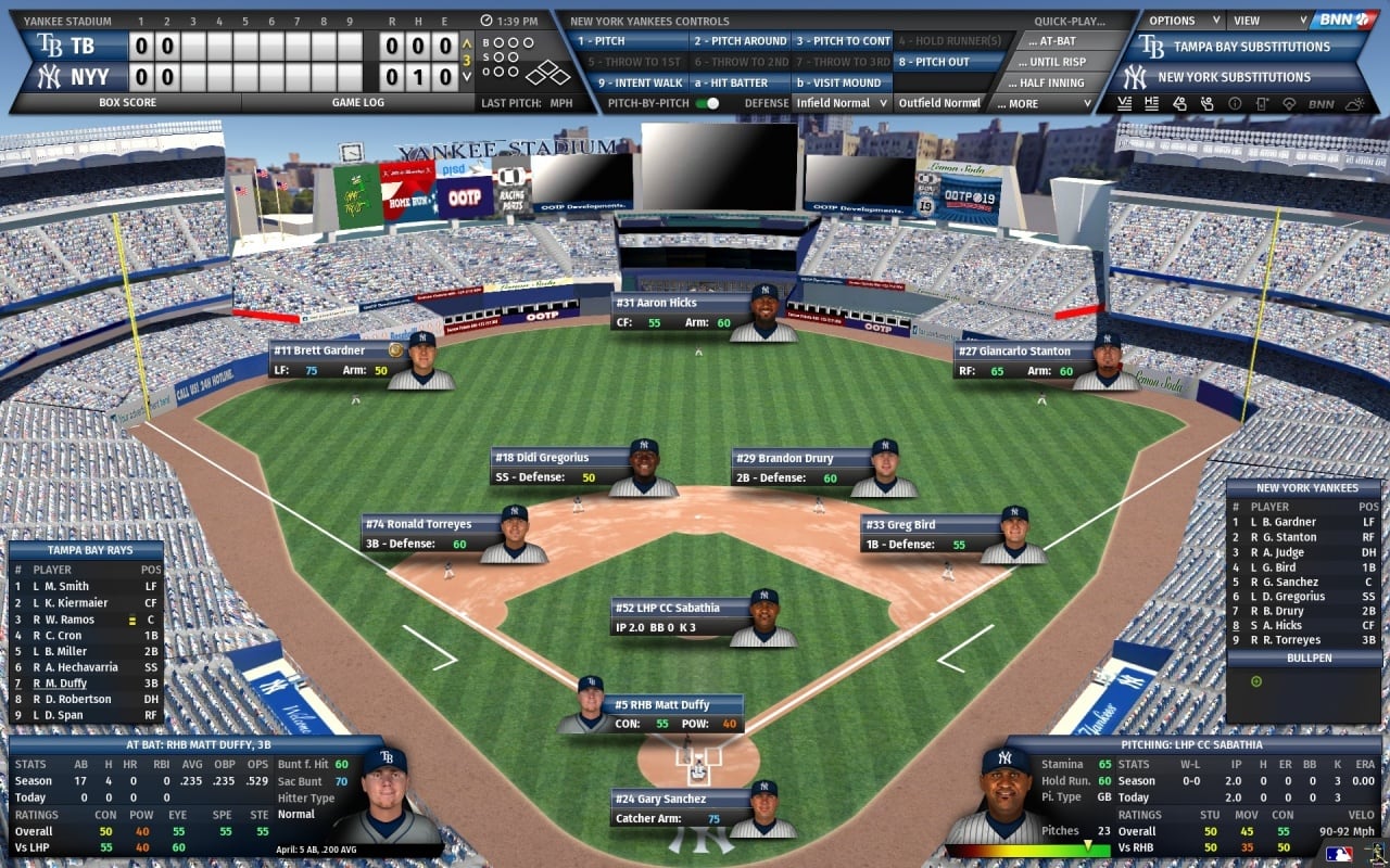 户外棒球 19[Out of the Park Baseball 19] 游戏截图3