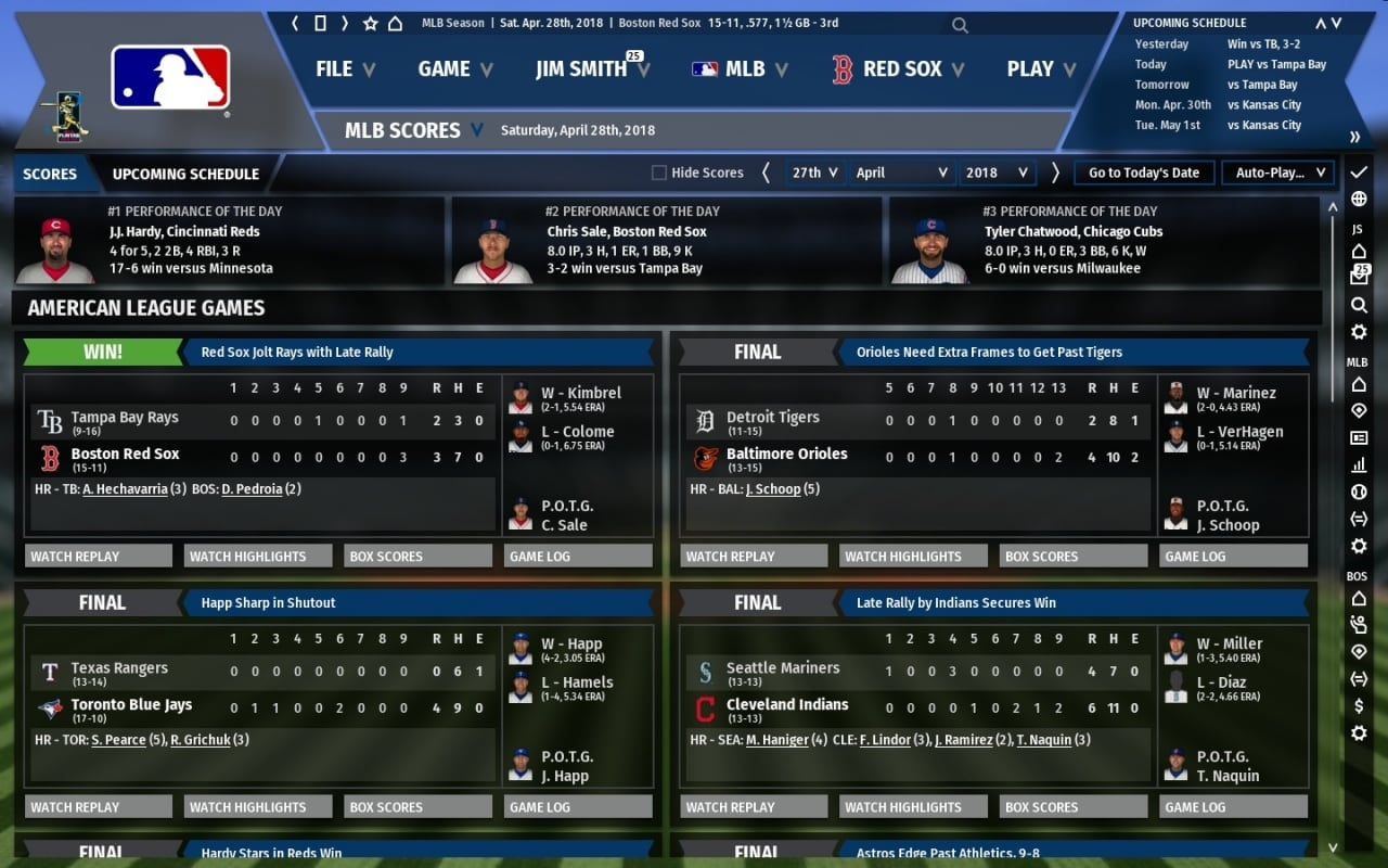 户外棒球 19[Out of the Park Baseball 19] 游戏截图5