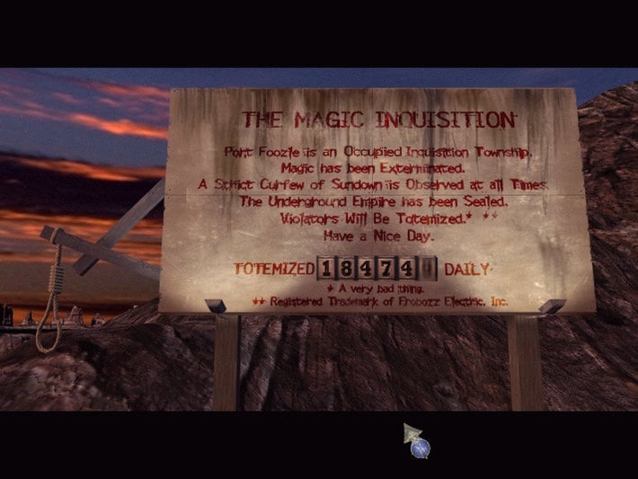 佐克：大审判官[Zork: Grand Inquisitor] 游戏截图2
