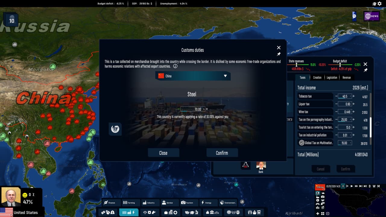 地缘政治模拟器 2026 版[Geo-Political Simulator 2026 Edition] 游戏截图10