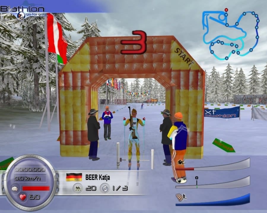 2006 年冬季两项 - 争夺金牌[Biathlon 2006 - Go For Gold] 游戏截图3
