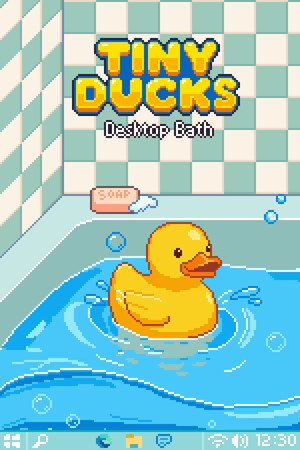 小鸭子：桌面浴缸[Tiny Ducks: Desktop Bath] 游戏封面
