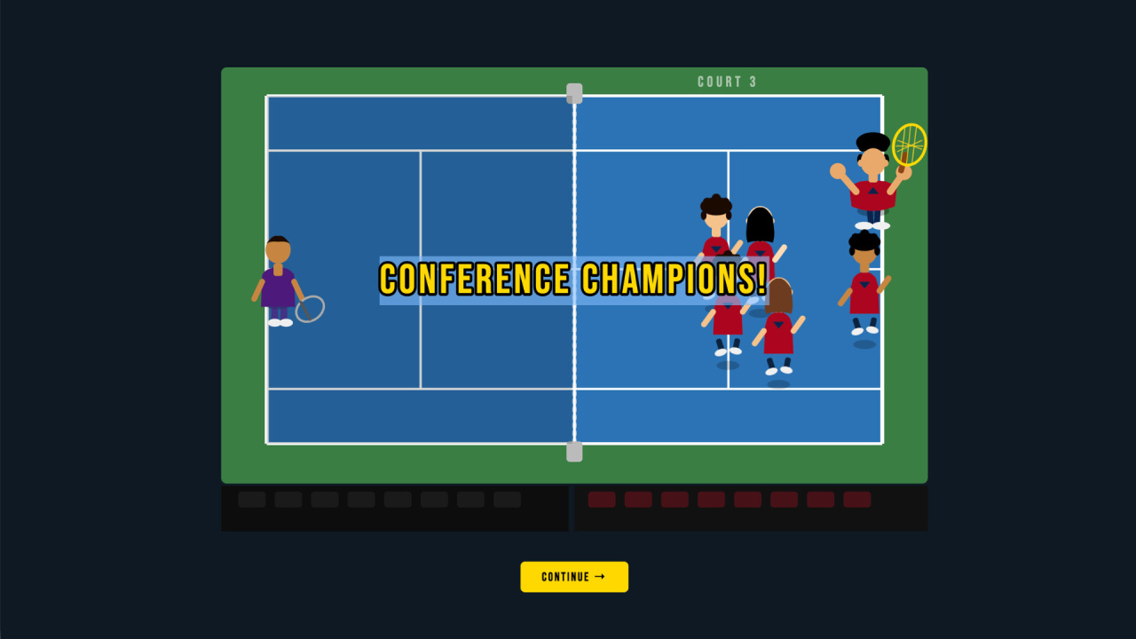 摇摆王朝：大学网球[Swing Dynasty: College Tennis] 游戏截图12