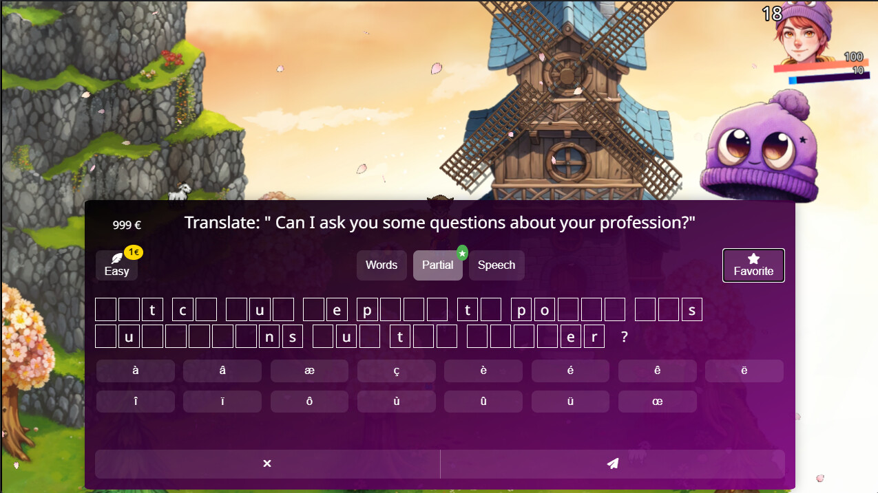 WonderLang 法语[WonderLang French] 游戏截图3
