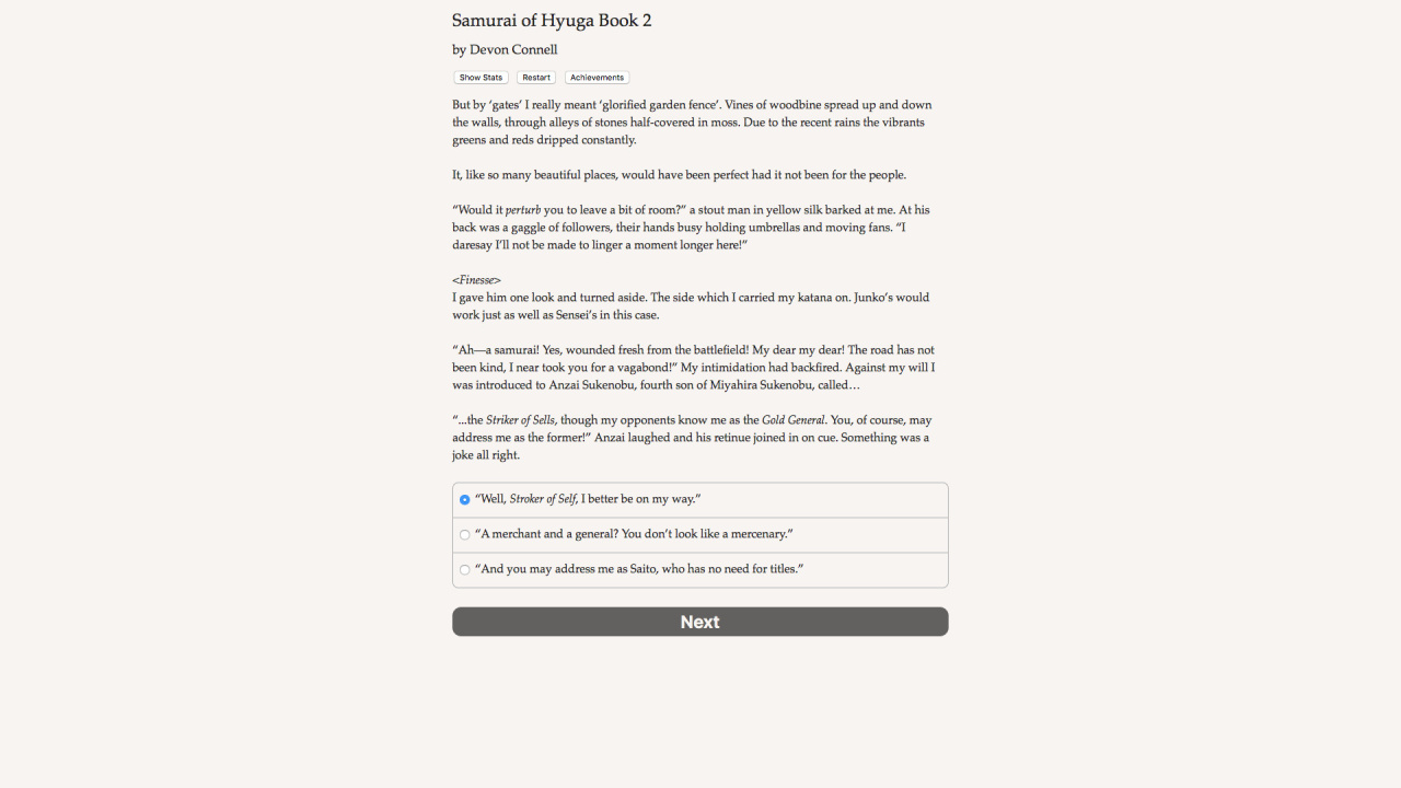 日向武士第2册[Samurai of Hyuga Book 2] 游戏截图2