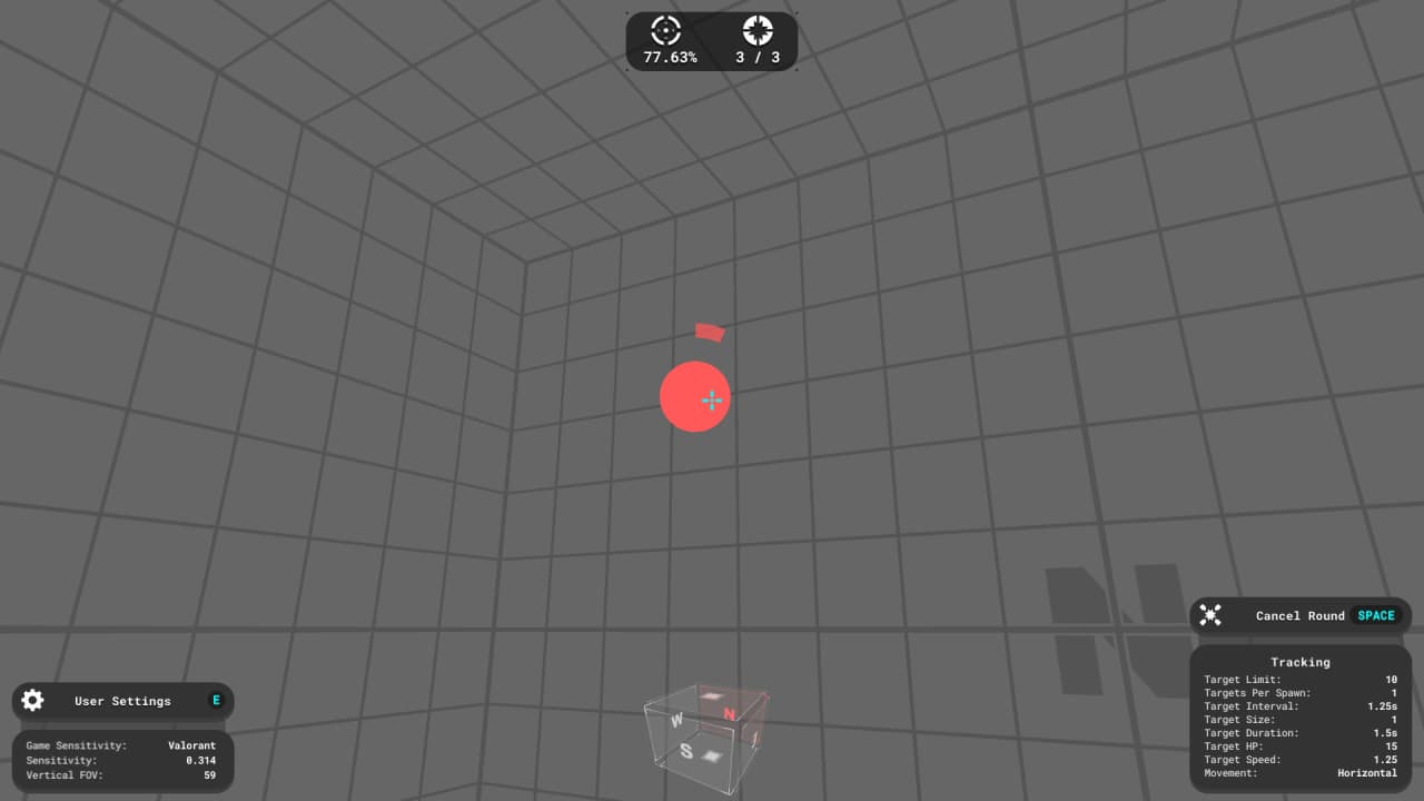 简单的 FPS 瞄准训练器[Simple FPS Aim Trainer] 游戏截图6
