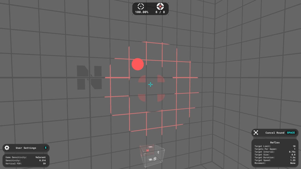 简单的 FPS 瞄准训练器[Simple FPS Aim Trainer] 游戏截图2