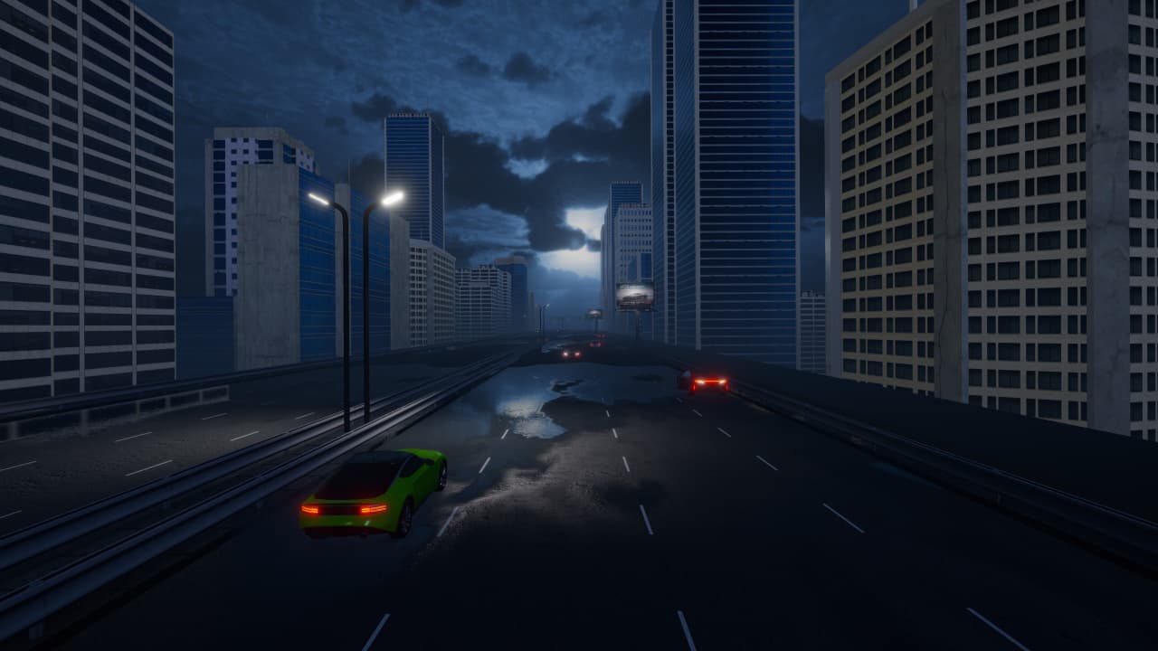 摩托车夜骑[Motorcycle Night Ride] 游戏截图6