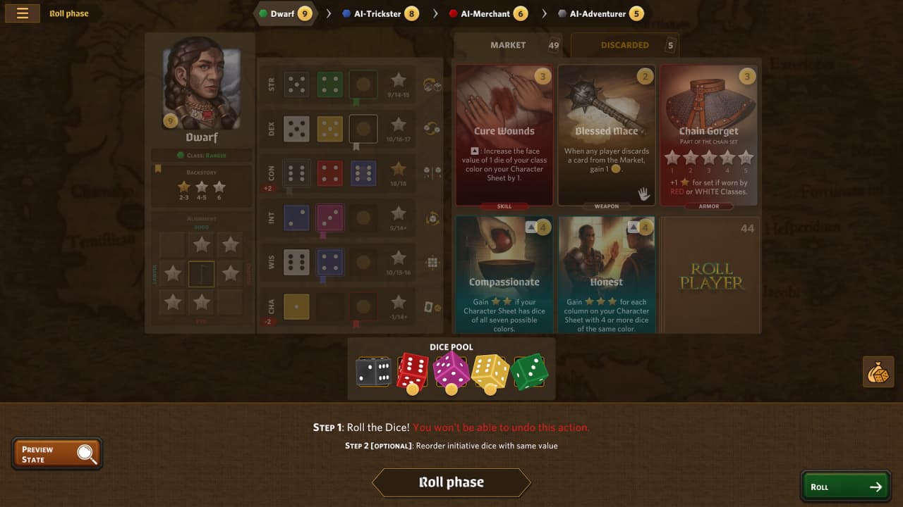 Roll Player - 棋盘游戏[Roll Player - The Board Game] 游戏截图2