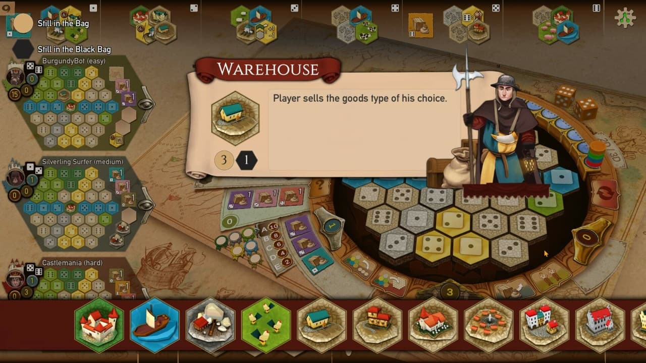 勃艮第的城堡[The Castles of Burgundy] 游戏截图8