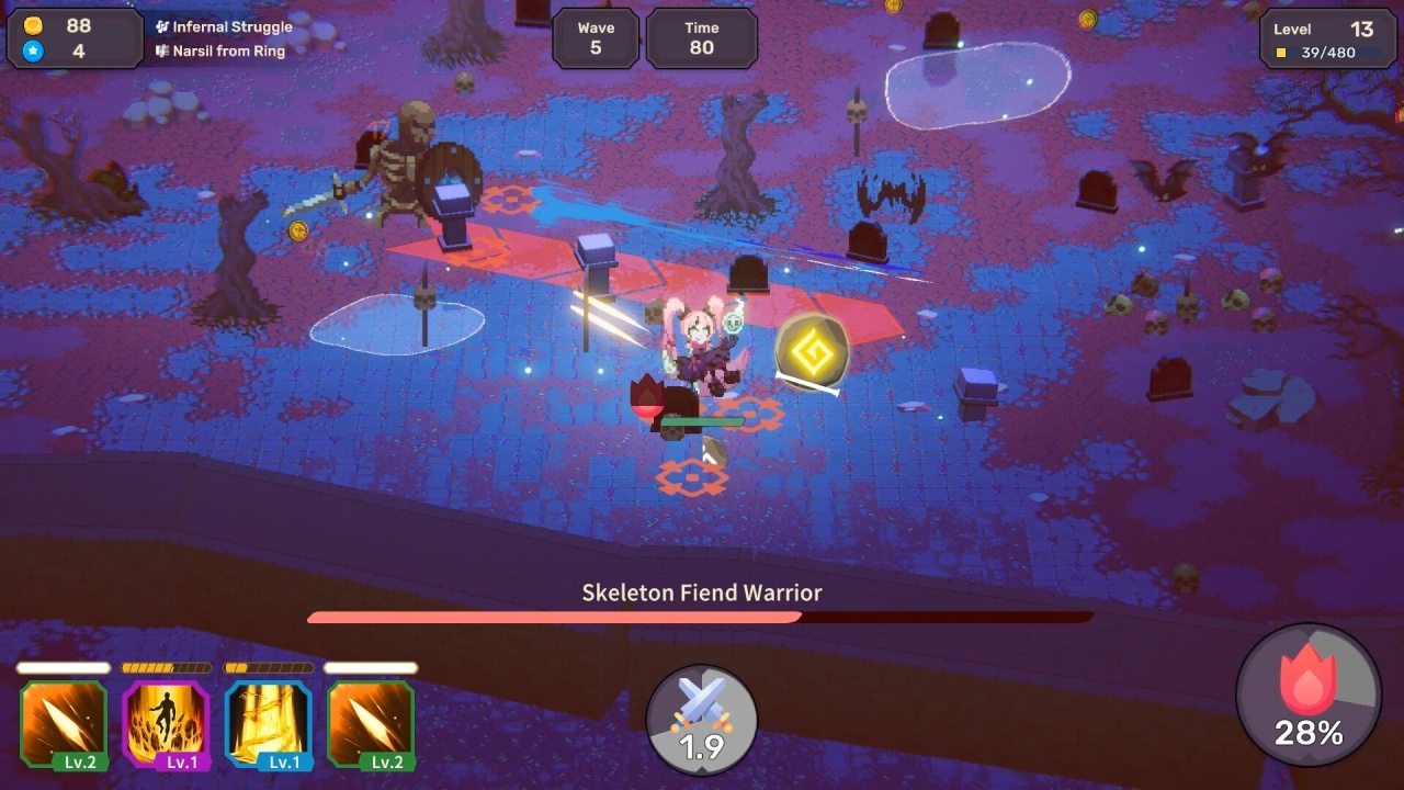 节奏女巫：击败死亡[Rhythm Witch: Beat Death] 游戏截图2