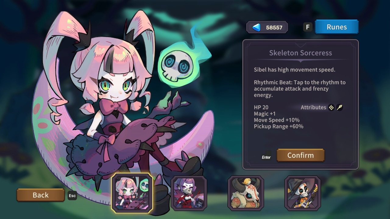 节奏女巫：击败死亡[Rhythm Witch: Beat Death] 游戏截图6