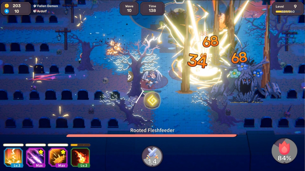 节奏女巫：击败死亡[Rhythm Witch: Beat Death] 游戏截图4