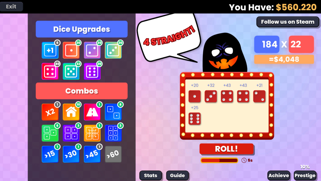 迷你放置骰子怪物[Mini Idle Dice Monster] 游戏截图3