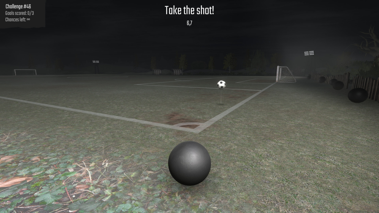 黑滚：任意球挑战[Dark Roll: Free Kick Challenge] 游戏截图7