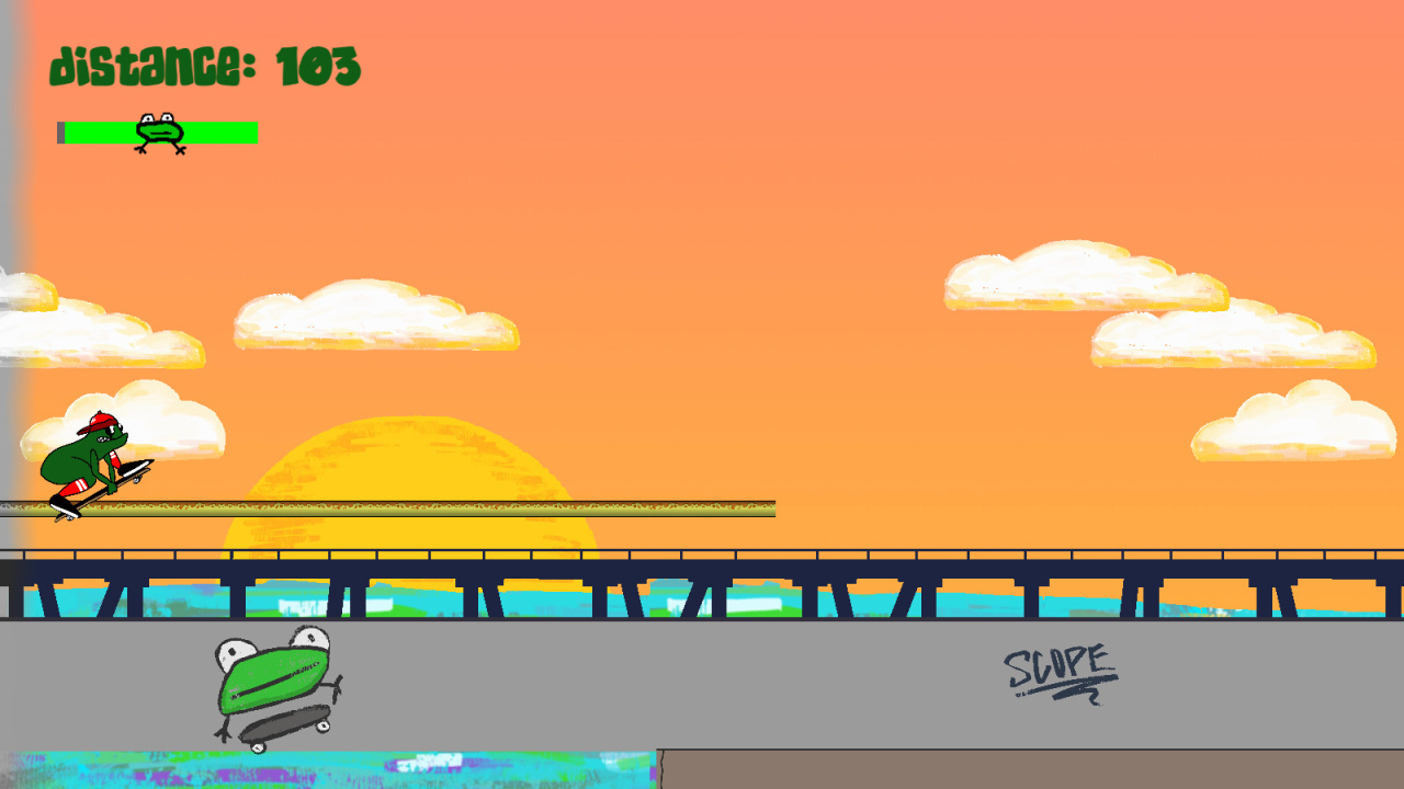 溜冰青蛙[Skater Frog] 游戏截图3