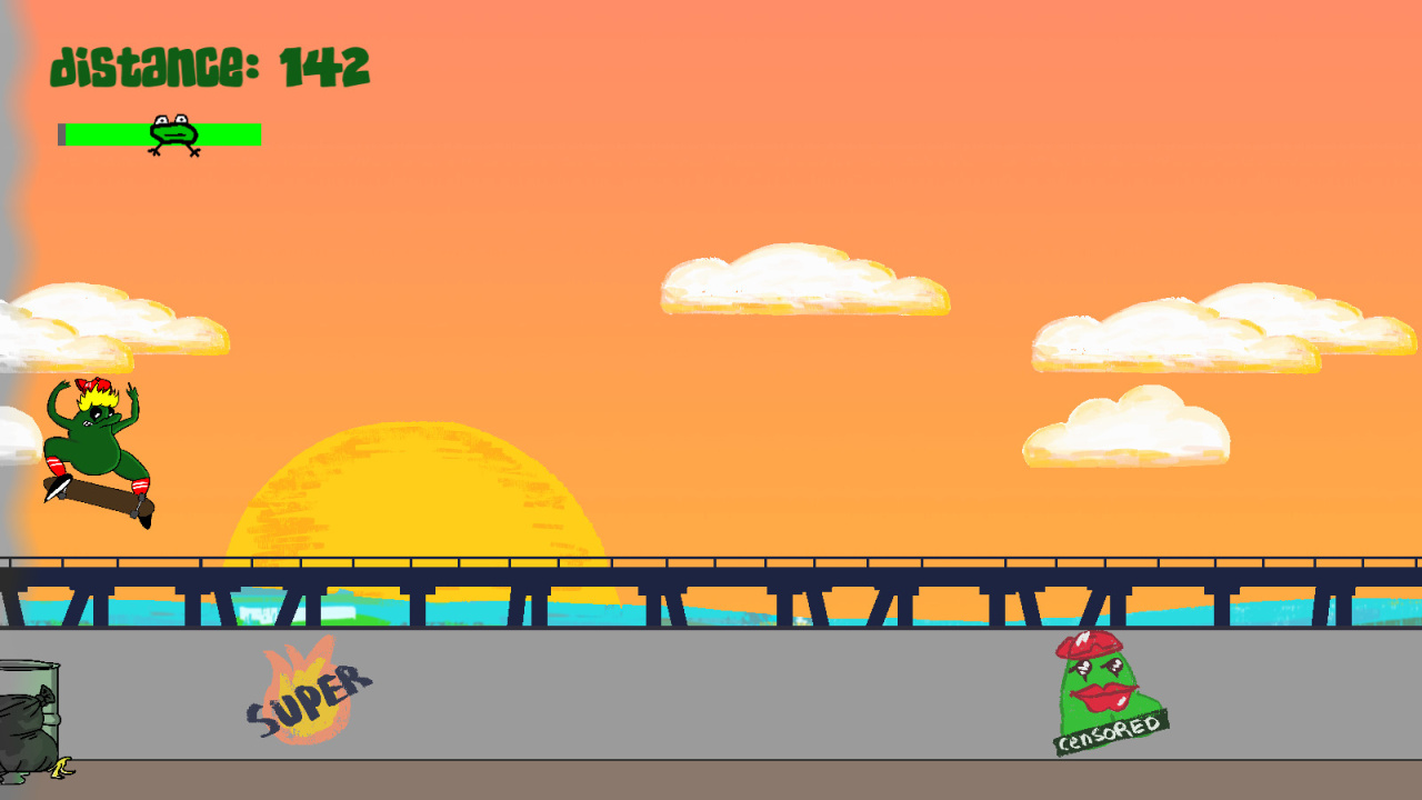 溜冰青蛙[Skater Frog] 游戏截图5