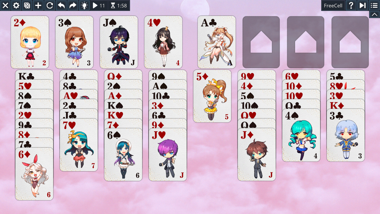 免费纸牌[Free Solitaire] 游戏截图4