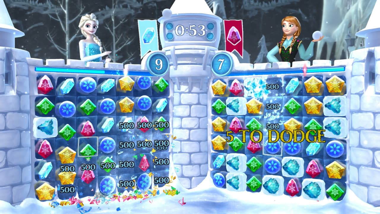 冰冻自由落体：打雪仗[Frozen Free Fall: Snowball Fight] 游戏截图2