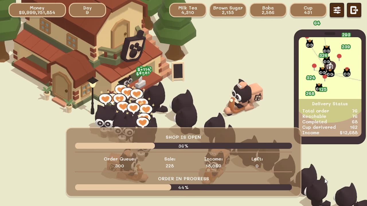 波巴模拟器：闲置商店管理[Boba Simulator : Idle Shop Management] 游戏截图2