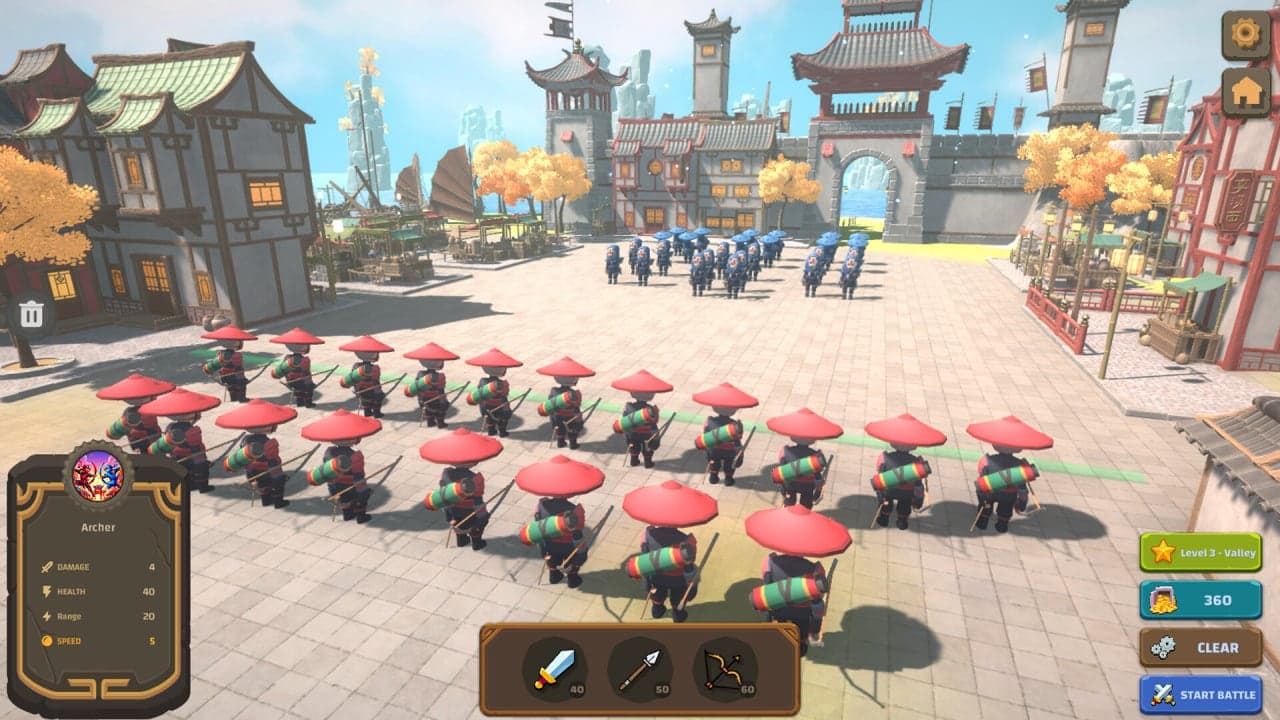 忍者大战：战斗模拟器[Ninja Wars: Battle Simulator] 游戏截图2