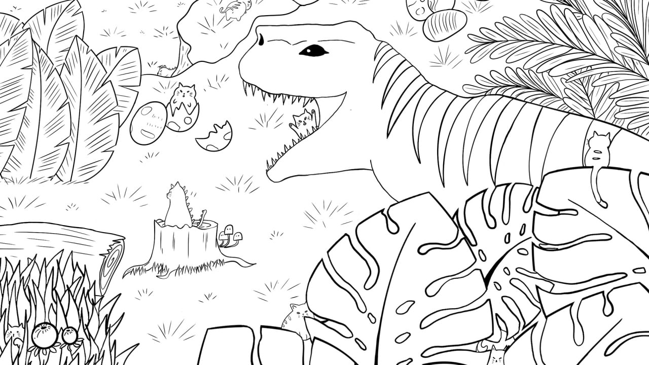 100只恐龙猫[100 Dino Cats] 游戏截图4