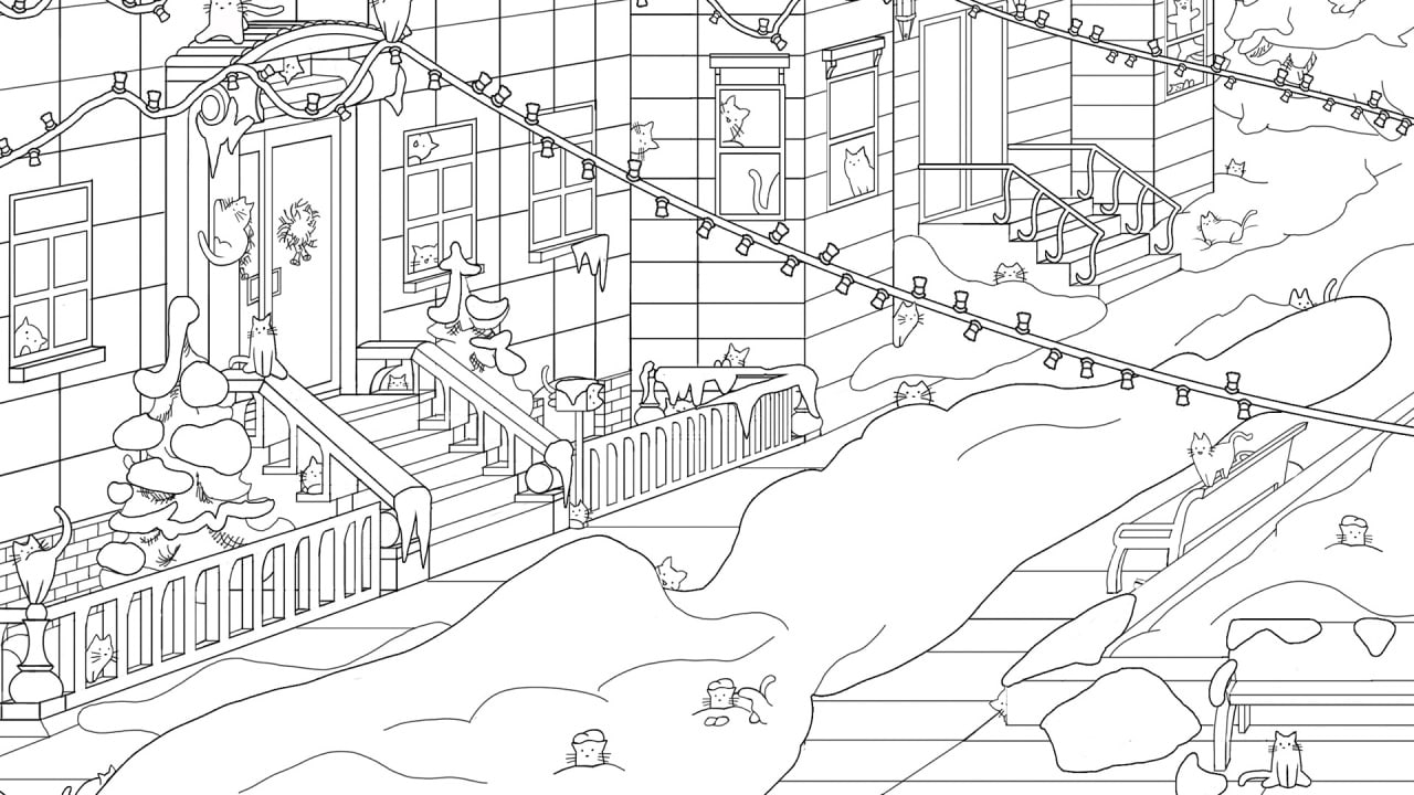 隐藏的冬猫[Hidden Winter Cats] 游戏截图4