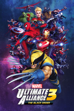 漫威终极联盟 3：黑暗教团[MARVEL ULTIMATE ALLIANCE 3: The Black Order] 游戏封面