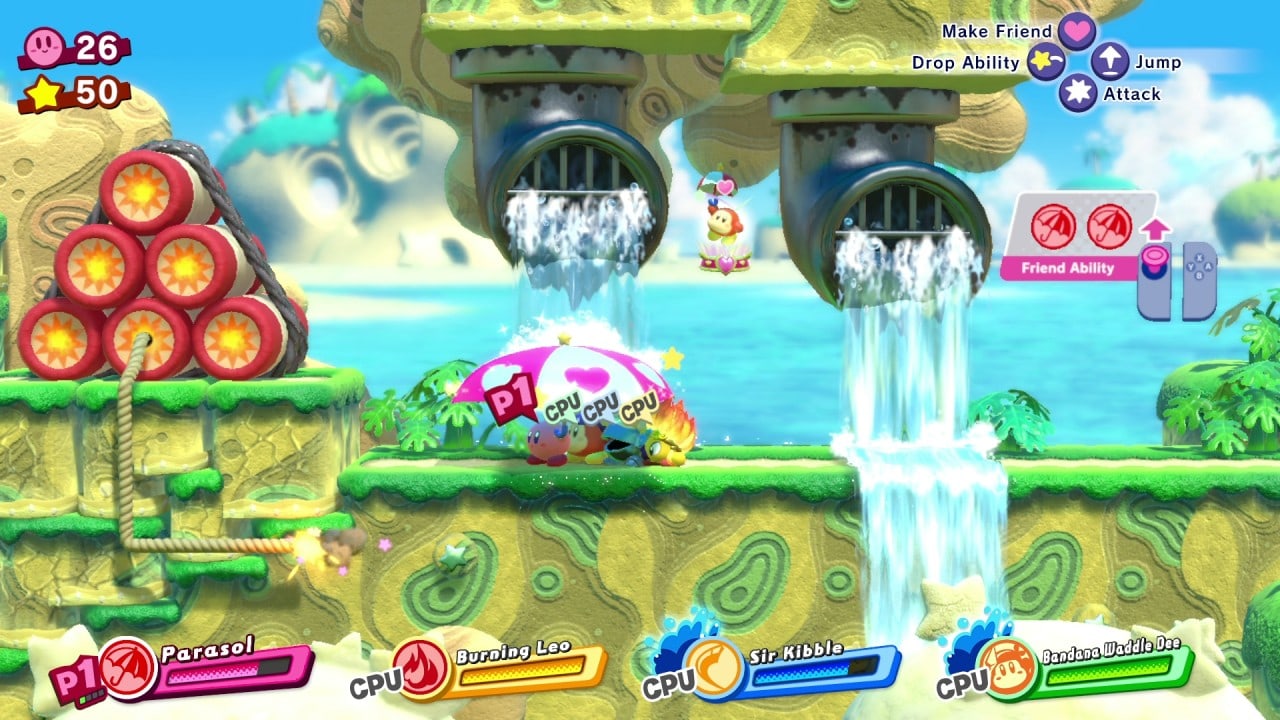 卡比星之盟友[Kirby Star Allies] 游戏截图4
