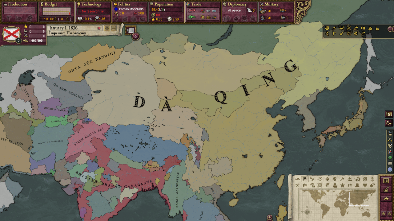 维多利亚 2：黑暗之心 - 本地化国家/地区名称[Victoria 2: Heart of Darkness - Localized Country Names] 游戏截图3
