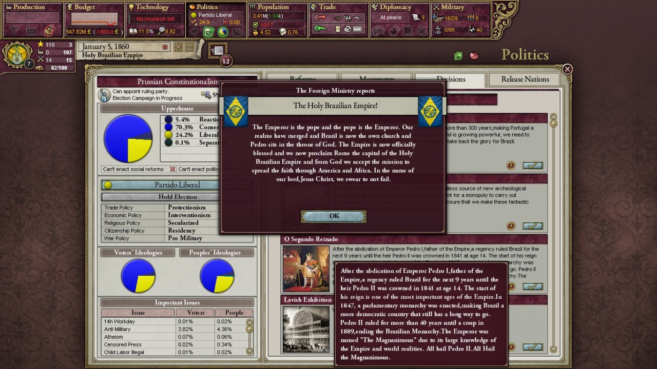 维多利亚 2：黑暗之心 - Pop Demand Mod Ultimate[Victoria 2: Heart of Darkness - Pop Demand Mod Ultimate] 游戏截图7