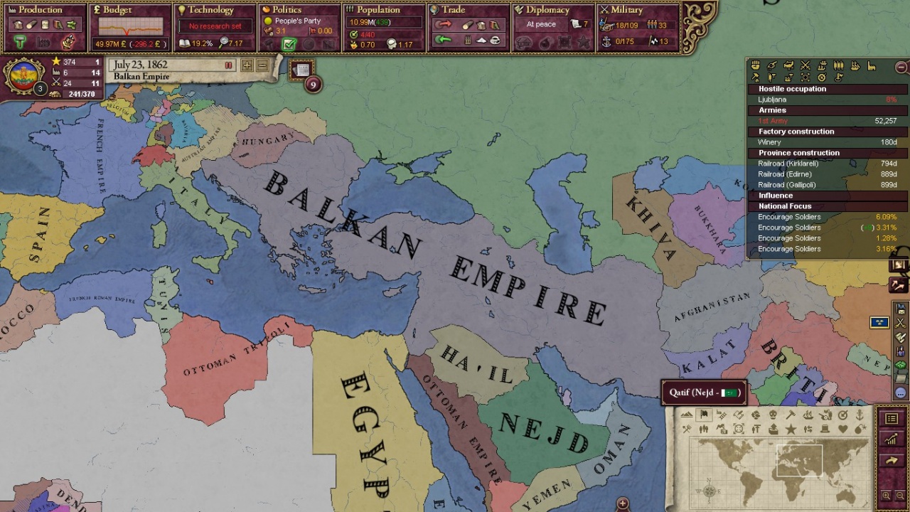 维多利亚 2：黑暗之心 - Pop Demand Mod Ultimate[Victoria 2: Heart of Darkness - Pop Demand Mod Ultimate] 游戏截图9