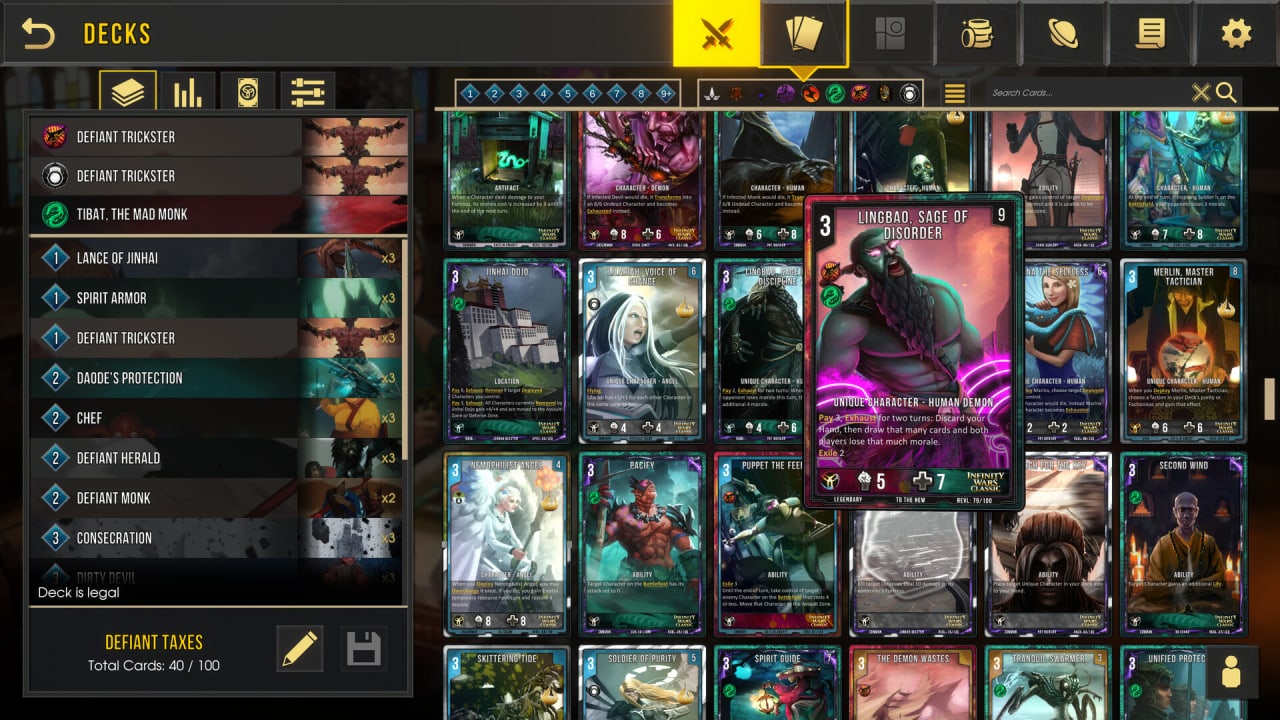 无限战争：动画集换式卡牌游戏[Infinity Wars: Animated Trading Card Game] 游戏截图8