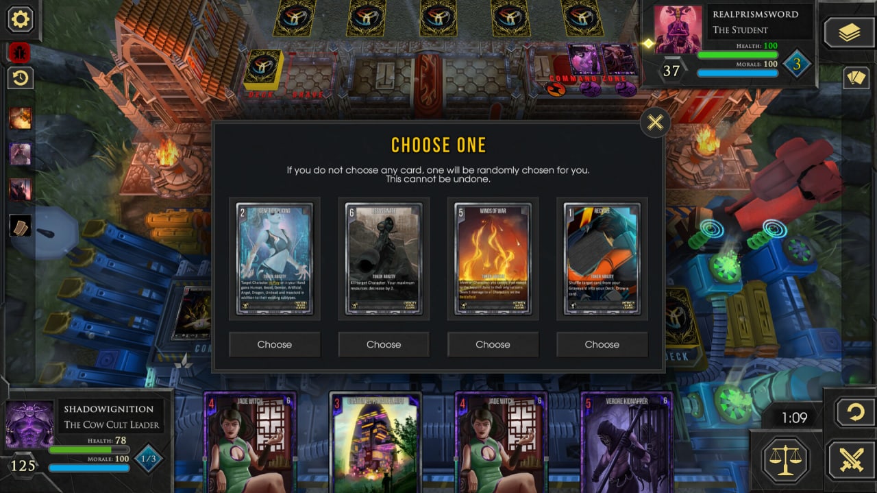 无限战争：动画集换式卡牌游戏[Infinity Wars: Animated Trading Card Game] 游戏截图9