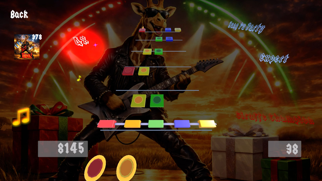 长颈鹿冠军：摇滚音乐游戏[Giraffe Champion: The Rock Music Game] 游戏截图6