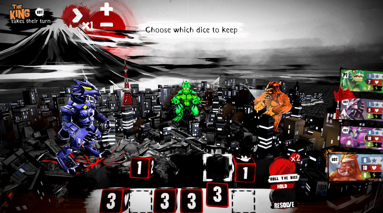 东京之王——理查德·加菲尔德[King of Tokyo - Richard Garfield] 游戏截图3